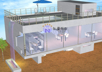 양산 카페150m2 신축 시안입니다