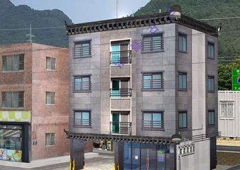 고전풍 근생주택4floor